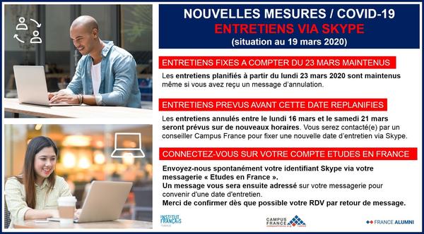 Nouvelles mesures COVID19